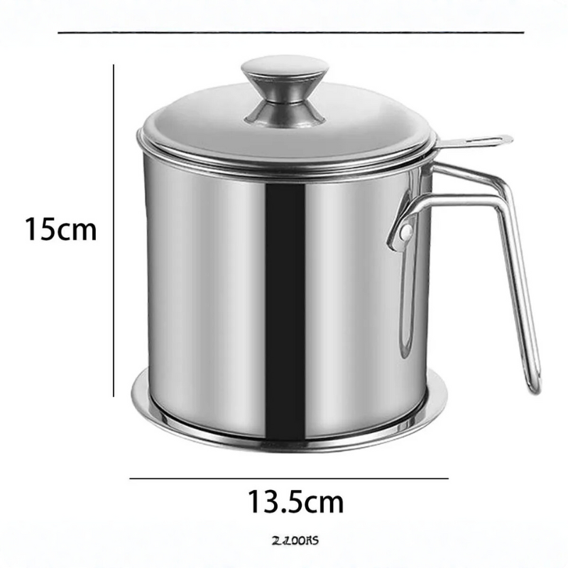 وعاء تصفية وحفظ الزيت